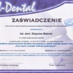 2008 Kurs: Prawidłowe opracowanie kanałów korzeniowych zębów metodą ręczną i maszynową przy użyciu narzędzi niklowo-tytanowych