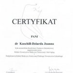 2010 Certyfikat uczestnictwa w konferencji