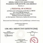 2011 Tytuł lekarza medycyny estetycznej