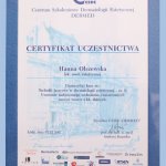 2007 Certyfikat uczestnictwa w kursie