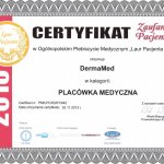 2013 Certyfikat Zaufania Pacjenta