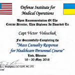 2016 Mass Casualty Response for Healthcare Personnel Course