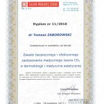 2010 Zasady bezpiecznego i efektywnego zastosowania medycznego lasera CO2 w dermatologii i medycynie estetycznej