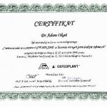 2006 Certyfikat 