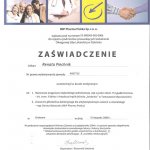 2008 Certyfikat ukończenia kursu medycznego