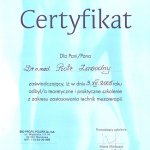 2005 Certyfikat