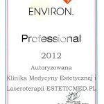 2012 Professional 2012 Autoryzowana Klinika Medycyny Estetycznej i Laseroterapii ESTETICMED.PL