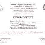 2010 Zaświadczenie