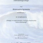 1999 Agnieszka Bliżanowska - sympozjum