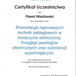 2006 Certyfikat za udział w kursie 