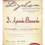 2010 Agnieszka Bliżanowska - kurs: osocze bogatopłytkowe