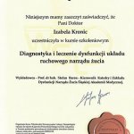 2006 Diagnostyka i leczenie dysfunkcji układu ruchowego narządu żucia