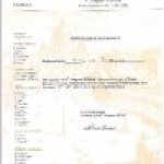 2001 Certificate of Attendance
