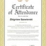 2010 certificate of attendance