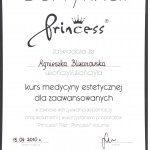 2010 Agnieszka Bliżanowska - kurs Princess