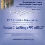 2007 Agnieszka Bliżanowska - kongres Cosmoderm