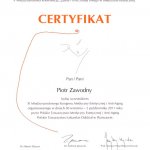2011 Certyfikat