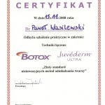 2008 Certyfikat za udział w szkoleniu 