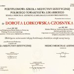 2009 Podyplomowa Szkoła Medycyny Estetycznej