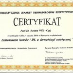 2004 Certyfikat za udział w szkoleniu: 