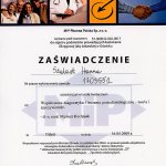 2009 Uczestnictwo w kursie pt.: Współczesna diagnostyka i leczenie periodontologiczne - teoria i rzeczywistość