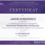  Certyfikat dr. J. Kunkiewicz
