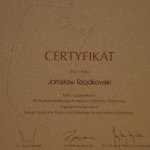 2009 Certyfikat uczestnictwa w IX Międzynarodowym Kongresie Medycyny Estetycznej 