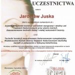 2011 Certyfikat uczestnictwa w sympozjum