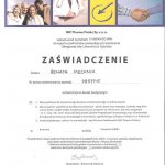 2008 Zaświadczenie o uczestnictwie w kursie medycznym
