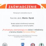 Uczestnictwo w konferencji pt.: Profilaktyka stomatologiczna dzieci i młodzieży z terenu miasta Gorzowa Wlkp